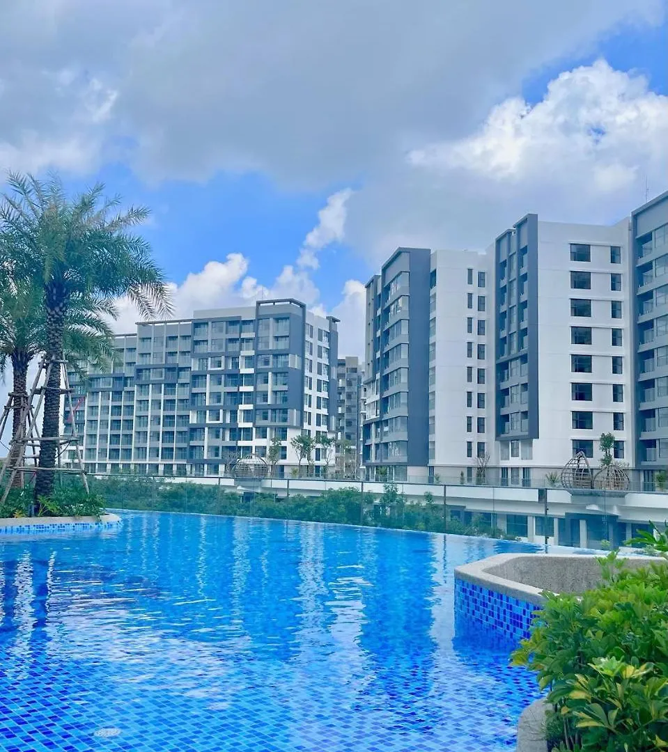 아파트 Cho Thue Can Ho 3Pn2Wc 117M2 Diamond Alnata Celadon City Tan Phu 호치민